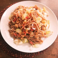 ふか谷's cooksnap of when they made 焼き和蕎麦.