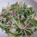 ぷっちかおりんご's cooksnap of when they made 長いもと水菜とベーコンのサラダ♪.
