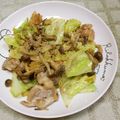 さやみm's cooksnap of when they made とり胸肉とキャベツのマヨソテー.