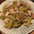 ❁Salju❁'s cooksnap of when they made 季節のお惣菜♪フキと豚コマ肉の炒め煮❀.