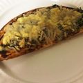 チェリチョコ's cooksnap of when they made シラスと水菜のピザ・冷凍生地で.