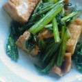 はにぉ's cooksnap of when they made 小松菜と厚揚げの簡単ごま油炒め.