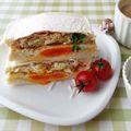 Newチヨコっと♪'s cooksnap of when they made キャベツたっぷり！サンドイッチ.