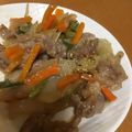 momo2016's cooksnap of when they made 豚コマでプルコギ.