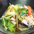 sunujiro's cooksnap of when they made きのこタップリ☆さんま缶でアクアパッツァ.