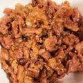 チーズのやつ's cooksnap of when they made 豚味噌しぐれ煮.