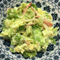 ねねみーこ's cooksnap of when they made レタス卵カニカマのカレー風味サラダ♡.