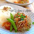 YUH♡ママ's cooksnap of when they made ご飯がすすむ★豚春雨チャプチェ.