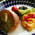 にゃんがす's cooksnap of when they made ◆ホテル朝食♡チーズスクランブルエッグ◆.