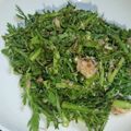 クックVOY1Q3☆'s cooksnap of when they made 春菊と鯖缶のサラダ.