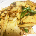 67luna's cooksnap of when they made 筍と絹さやのガリバタ焦がし醤油炒め♪.
