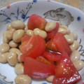 あさり６６'s cooksnap of when they made 大豆とトマトの和風マリネ♡.