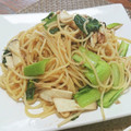 リンリン☆☆☆'s cooksnap of when they made お吸い物の素で簡単和風パスタ.