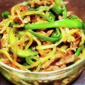 ☆たまきたん☆'s cooksnap of when they made 牛肉ピーマンはるさめ炒め.