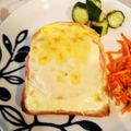 Manoria's cooksnap of when they made 我が家の定番レシピ☆クロックムッシュ♪.