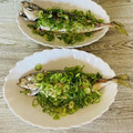 さくらん餅's cooksnap of when they made 鰺の塩焼き　お酢と葱まみれ.