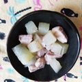 ﾁｲﾁｬﾝﾏﾏ's cooksnap of when they made 塩豚大根.
