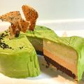 gaihaha's cooksnap of when they made 黒ごまときな粉のムースケーキ.