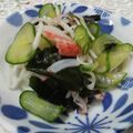 クック6DDPP8☆'s cooksnap of when they made カニかま＆胡瓜とワカメの酢の物.