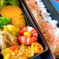 ❀akiko❀'s cooksnap of when they made お弁当の隙間に！カニカマdeお花✿.