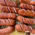 ＭＩ−ＳＡＮ's cooksnap of when they made ソーセージとキャベツのブレゼだ(蒸し煮).