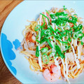ボビン姫's cooksnap of when they made ウマい！明太オイマヨ海老もやし焼きそば.