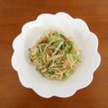 みめい's cooksnap of when they made 鮭フレークのレモン醤油風味スパゲティー.