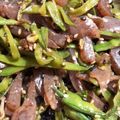 kacco88's cooksnap of when they made こんにゃくと絹さやの金平.