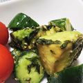 monjimari's cooksnap of when they made きゅうりとアボカドのピリ辛和え☾.
