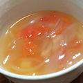 きなこまる。's cooksnap of when they made 簡単5分☆　長芋とトマトのコロコロスープ.