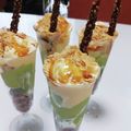 ☆★ケイト★☆'s cooksnap of when they made 抹茶アイスのきな粉練乳パフェ♡.