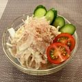 FGO☆'s cooksnap of when they made 新玉ねぎのツナマヨサラダ.