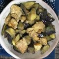 マメドラー's cooksnap of when they made 食材２つ＊なすと鶏もも肉の旨味噌炒め＊.