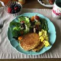 栗丸うさぎ's cooksnap of when they made もち粉パンケーキ　もちもちグルテンフリー.