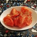 ☆hikonyan☆'s cooksnap of when they made *＊トマトの中華サラダ＊*ごまポン酢.