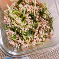 pipitn's cooksnap of when they made 簡単！水菜とひき肉のシャキシャキ炒め.