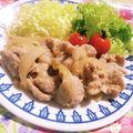 chako106HM's cooksnap of when they made 豚こま肉のレンチンしょうが焼き.