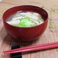 Yukiまむ's cooksnap of when they made キャベツと油揚げの味噌汁.