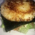 まめまるM's cooksnap of when they made モス風☆きんぴらライスバーガー.