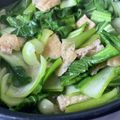 しゃけ910's cooksnap of when they made チンゲン菜と油揚げの煮浸し.