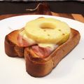 クック5E2Q86☆'s cooksnap of when they made ドイツのオープンサンド：トーストハワイ.