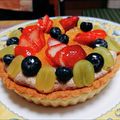 【はらぺこ】's cooksnap of when they made カスタードと生クリームのフルーツタルト.