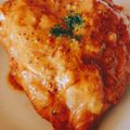 ランたそ's cooksnap of when they made 鶏むね肉のマスタードクリームソース♡.