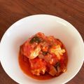 いろはすとろんぐ's cooksnap of when they made 鶏むね肉の柔らかトマト煮込み.