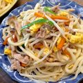 ばたみそーぱん☆'s cooksnap of when they made 簡単☆パッタイ風焼きうどん☆.