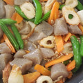 へちまもこ's cooksnap of when they made ♡スナップえんどうと蒟蒻の味噌炒め♡.