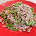 クックLDX6TD☆'s cooksnap of when they made 液体塩こうじでピーマンとひき肉の春雨炒め.