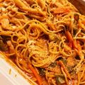 ぴこ団長's cooksnap of when they made ホットプレートだけでナポリタン.