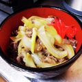 ゆ≠き's cooksnap of when they made 美味しい！我が家の牛丼！吉◯家？！.