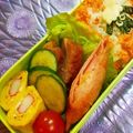 たにたーに's cooksnap of when they made 材料３つだけ！カニカマ入り卵焼き.